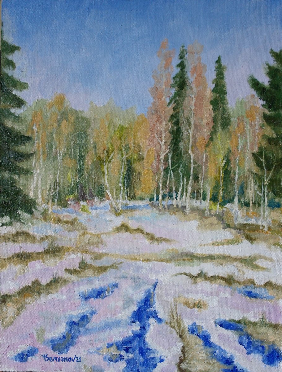 Early Spring Day By Juri Semjonov, 12 X 16, Artwork For Sale On Artfinder