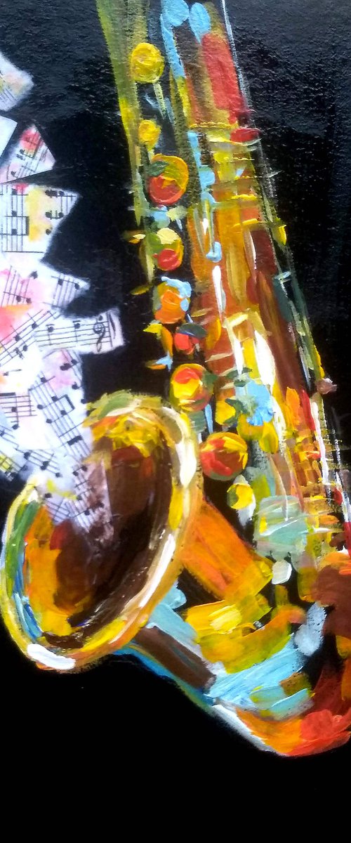 Saxophone by Ann Krasikova