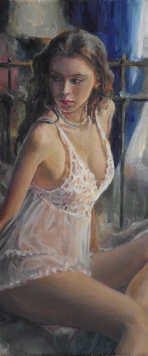 In the bedroom by Vachagan Manukyan