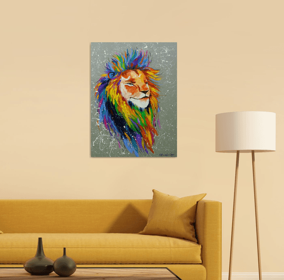 Rainbow Lion