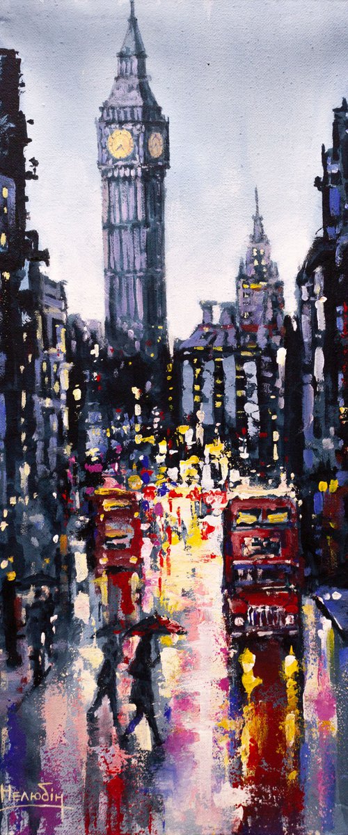 Evening London by Aleksandr Neliubin