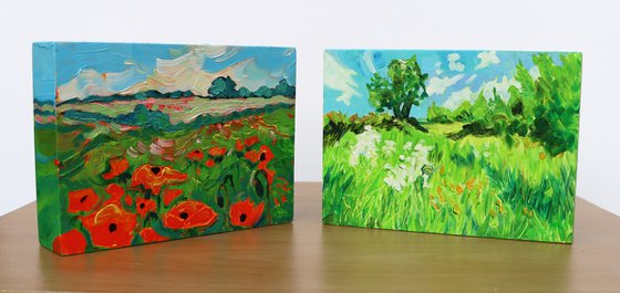 Spring Countryside x 2