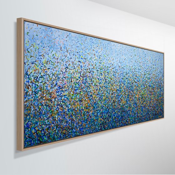 Leura Bush Dance 152 x 66cm acrylic on canvas