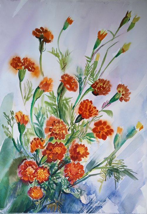 The flowers by Valentina Kachina
