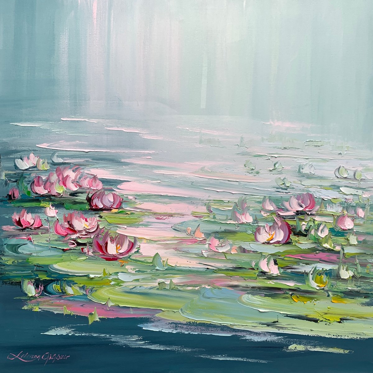 Water lilies No 157 by Liliana Gigovic