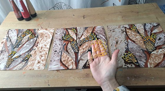 Royal Garden, set of 3