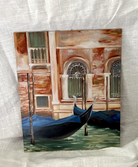 Venice gondolas