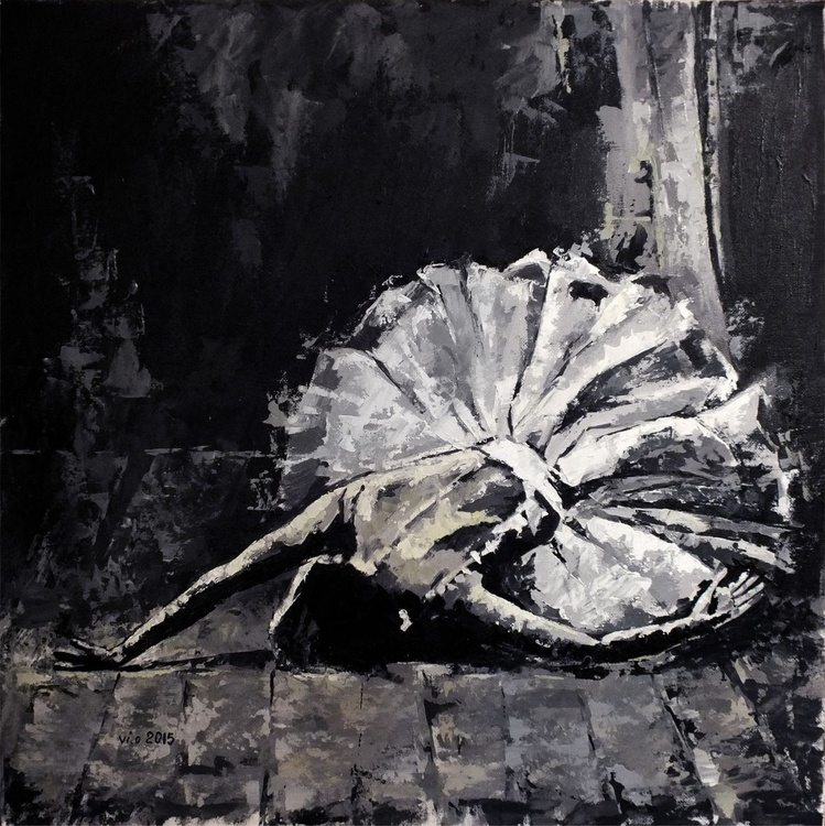 Dying Swan 2015 Oil Painting By Vio Leta Artfinder