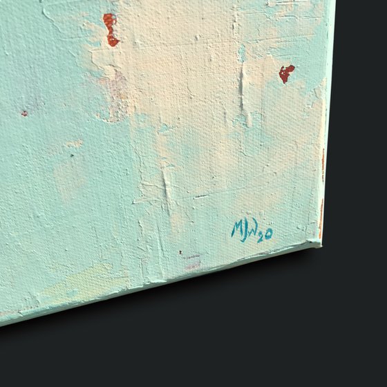 Horizontal Tear P2 - Abstract Painting