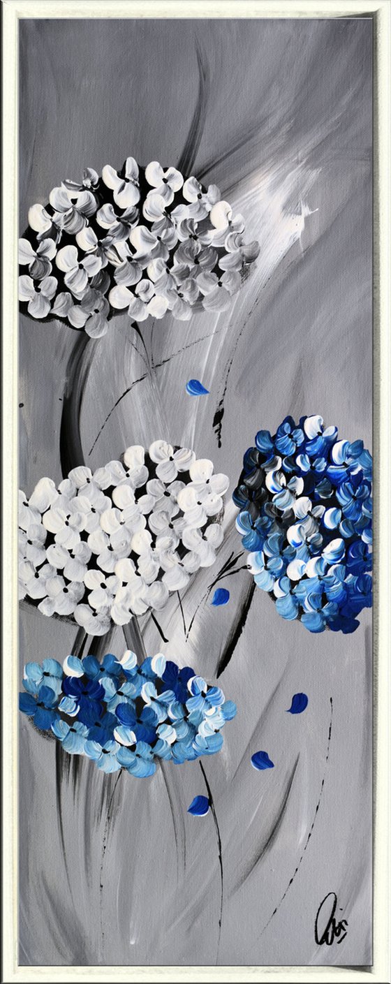 Elegance  - Abstract- Painting- Acrylic Art- Canvas Art- Wall Art- Oversized - Flower Painting