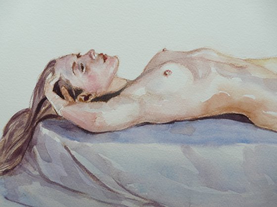 Reclining female nude