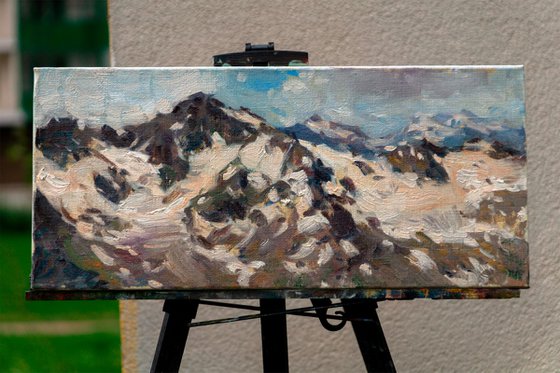 Around the Elbrus – Original Oil Painting