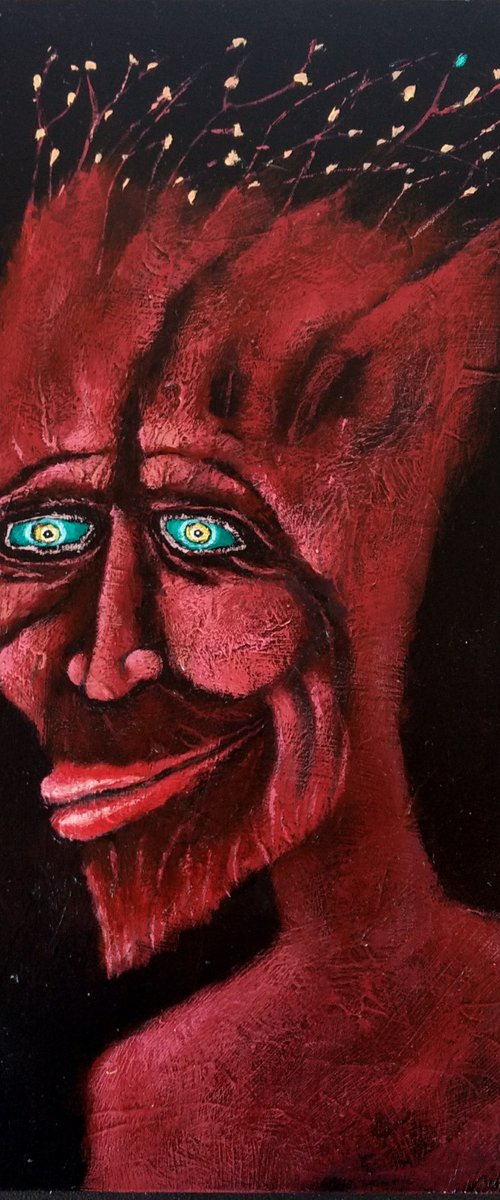 Portrait of a friend. new painting by ZheKa