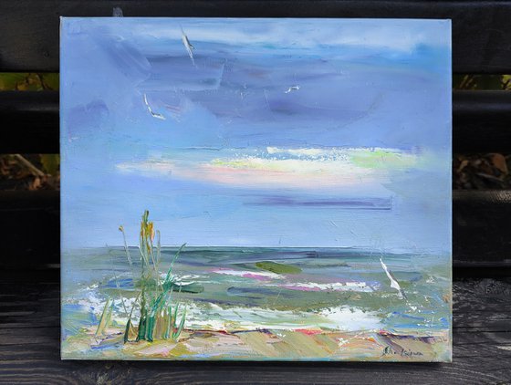 A quiet evening by the sea