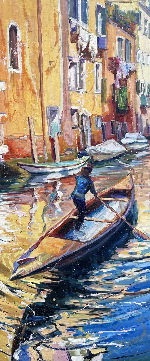 "Courtyard in Venice " by Evgeny Chernyakovsky