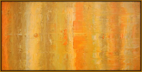 Abstract Gold Orange Ochre Concept