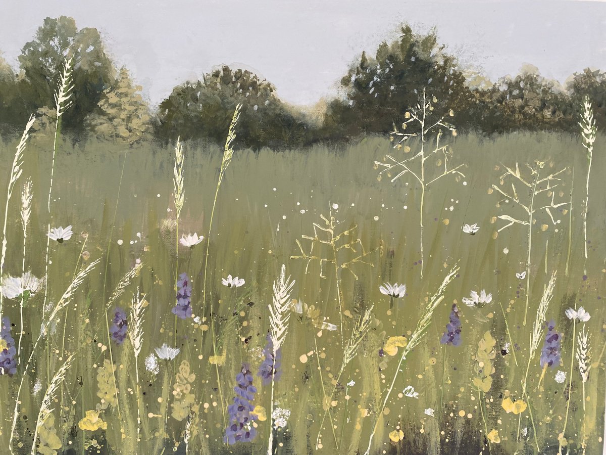 Impressionistic Painting , Right Here Waiting By Elizabeth Westcott, 24 X 18, Artwork For Sale On Artfinder