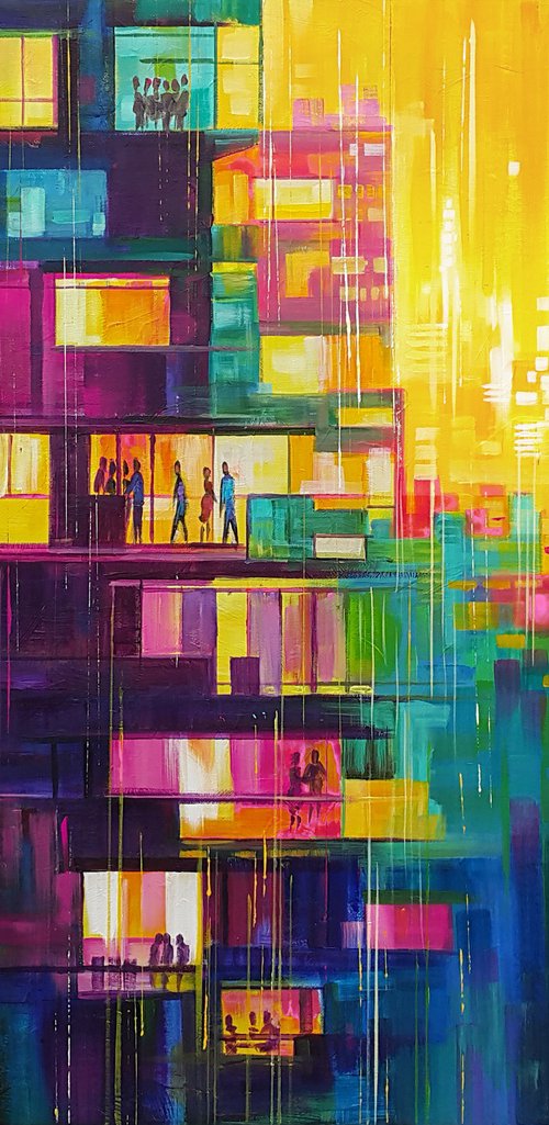 Sunset in the City by Trayko Popov