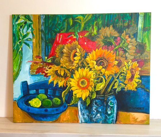 Sunflowers still life