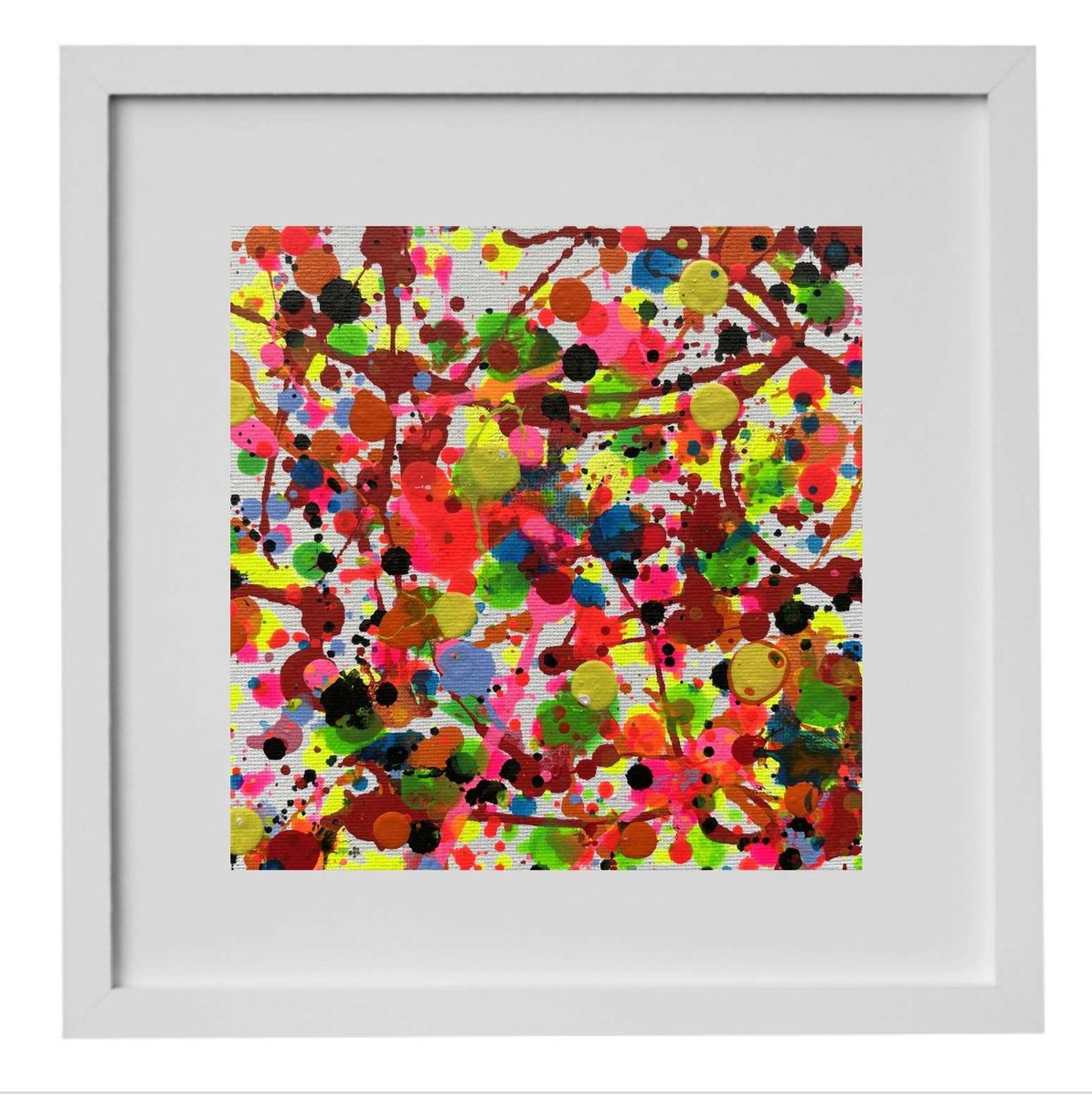 P009 Little Style Pollock By Juan Jose Garay, 8 X 8, Artwork For Sale On Artfinder
