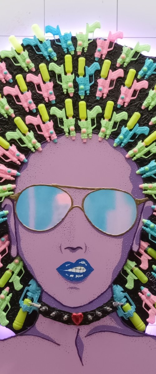 Lilac Water Pistol Punk by Karl G.o.P.