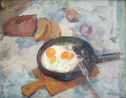 Scrambled eggs by Volodymyr Mazur