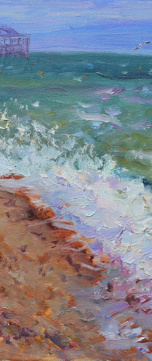 Brighton old pier. UK by Tanya Sun