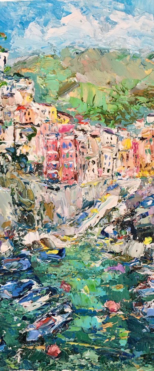 Riomaggiore, Cinque Terre by Vilma Gataveckienė