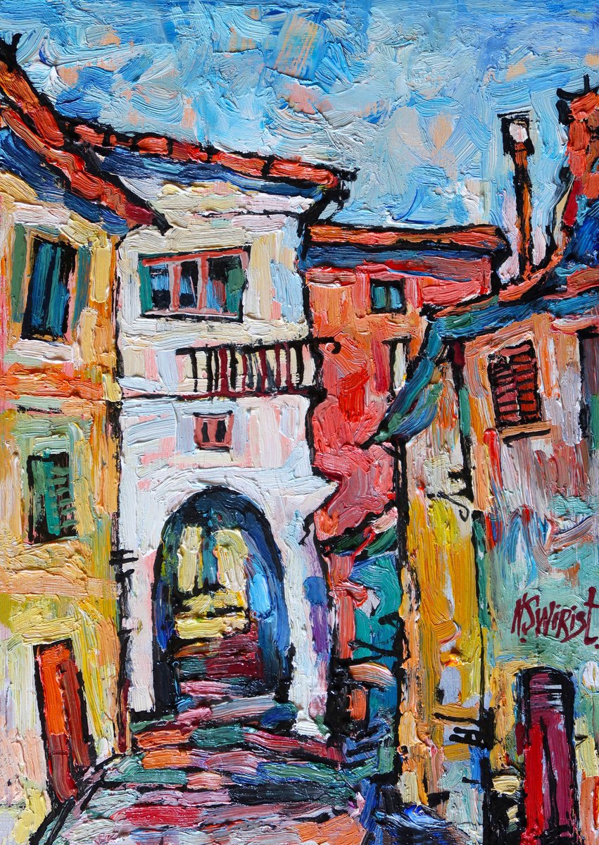 Menton. Rue Malloni. by Nicola Ost * N.Swiristuhin