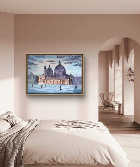 Warm Foggy Sunrise in Venice