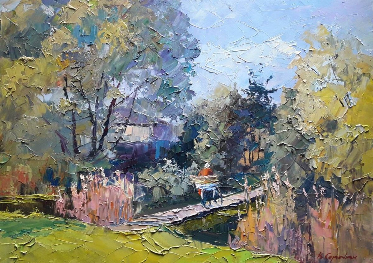 Bridge By Boris Serdyuk, 28 X 20, Artwork For Sale On Artfinder