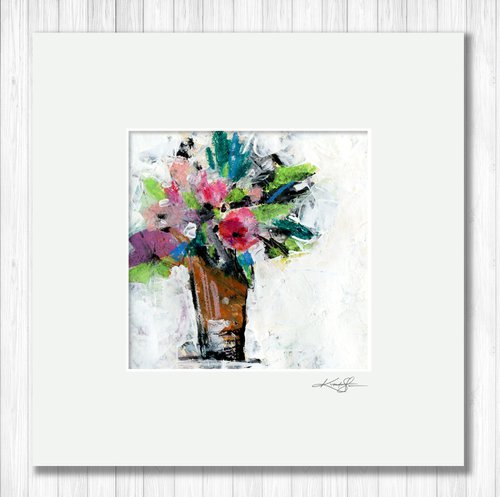Floral Daydream 3 - Floral Watercolor Painting by Kathy Morton Stanion by Kathy Morton Stanion