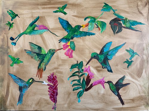 Humming Birds by Ryan  Louder