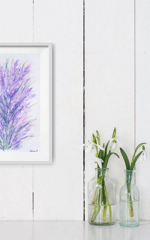 Lavender bush by Rimma Savina