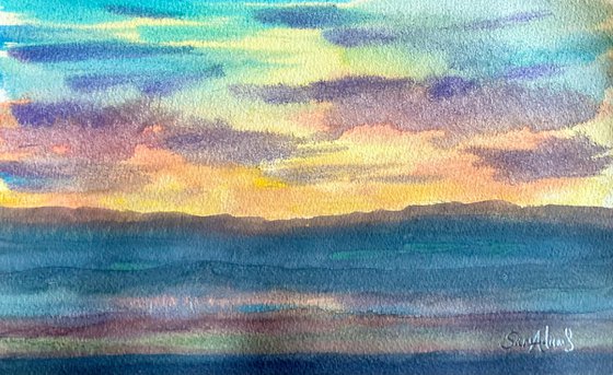 Sunset heath walk