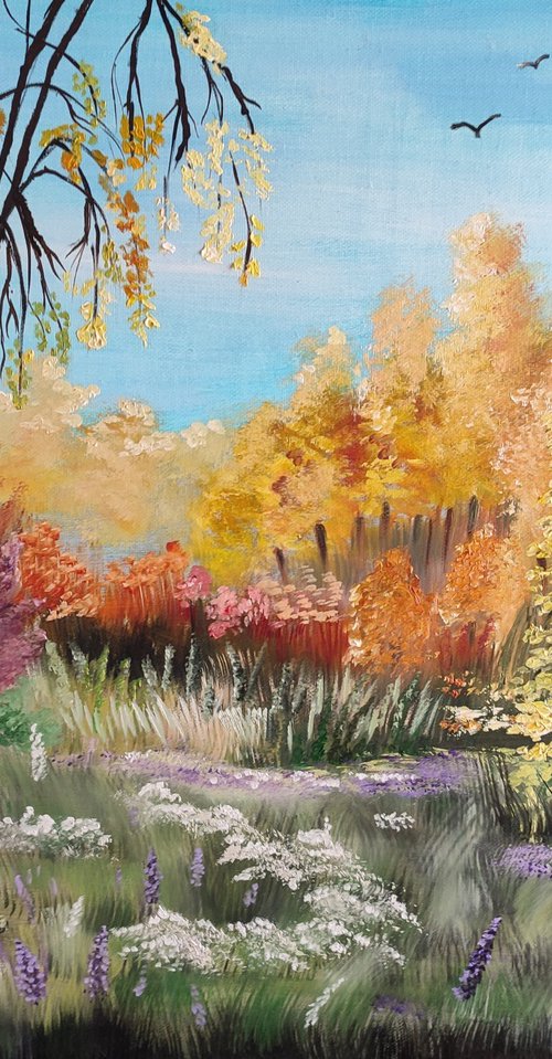 Whispers of the Sunny Forest by Nataliia Plakhotnyk
