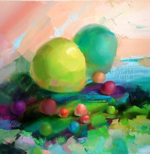 Spheres around by Valentyna Sokolovska