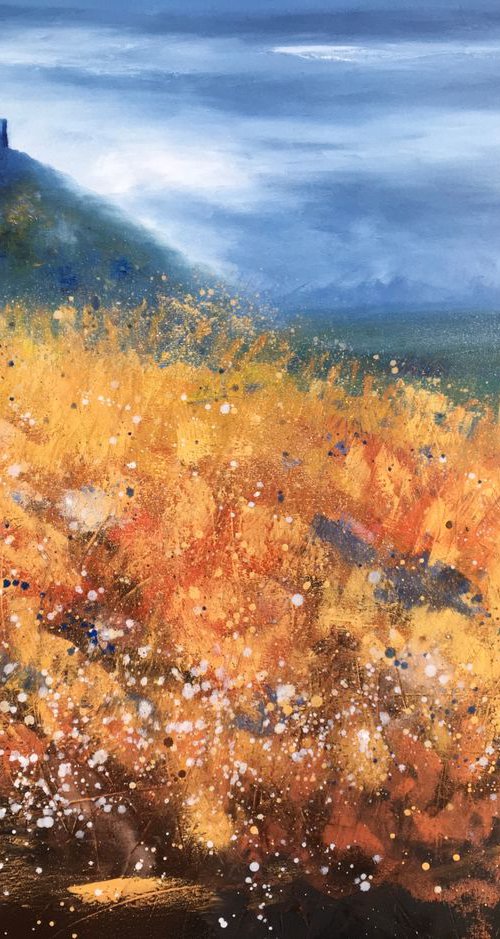 Autumn Skies At Brentor by Laure Bury