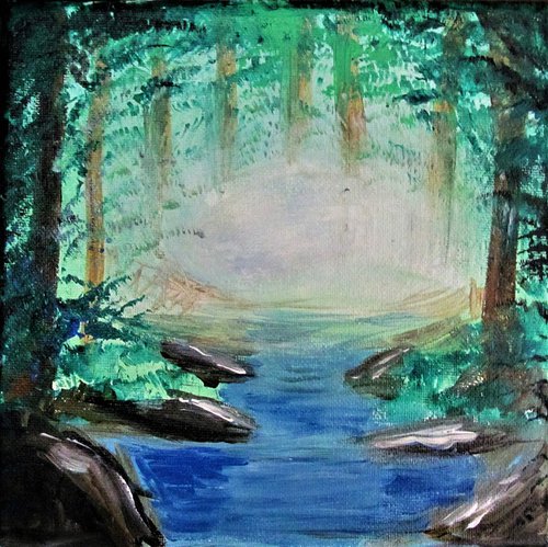 Misty Forest by Nektaria Giannoulakou