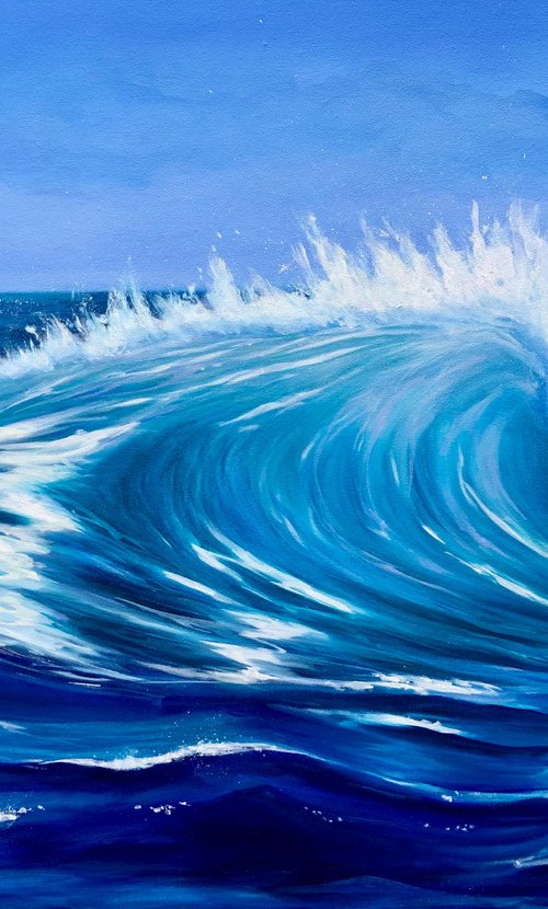 Deep Blue Waves by Catherine Kennedy