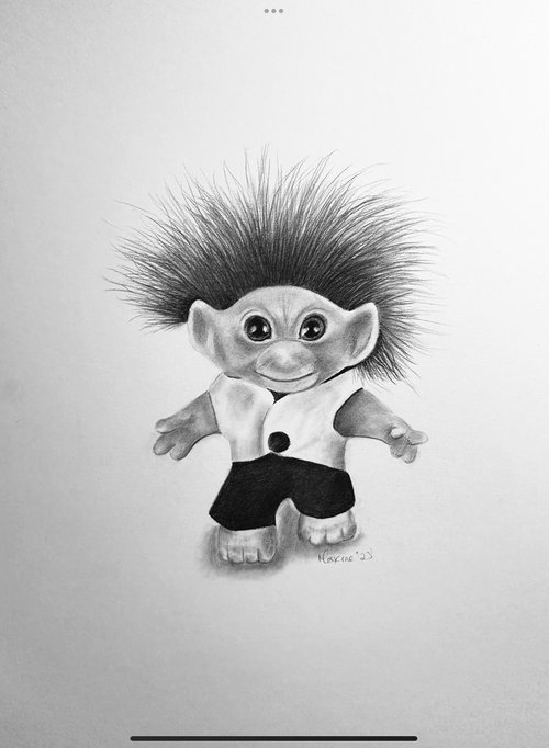 Toy troll by Maxine Taylor