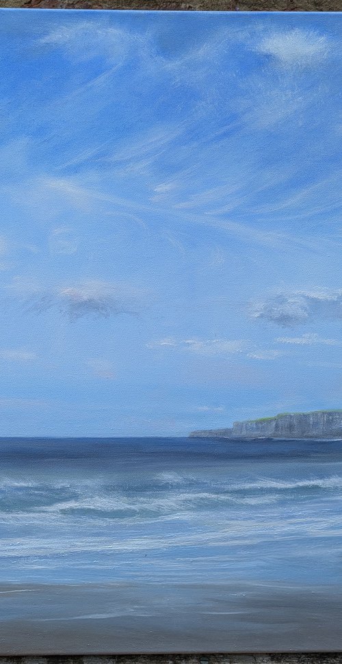 Feather Clouds Filey by Sarah Louise Armstrong