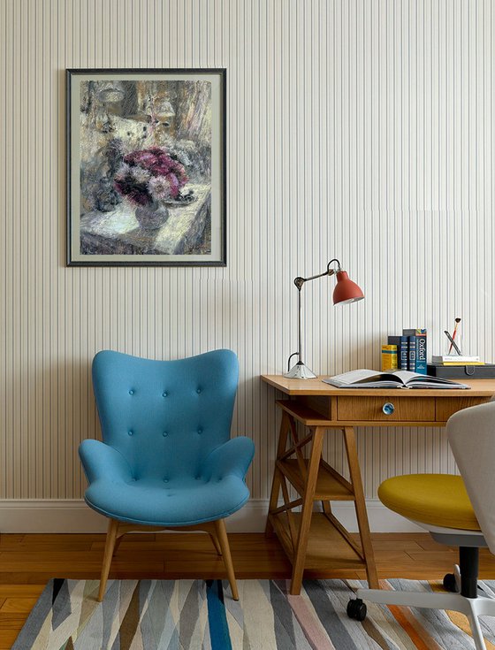 There were asters on the table that day