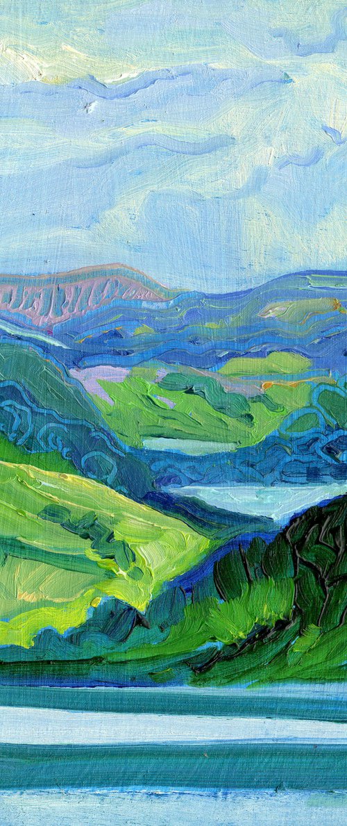 Distant Hills, Lake District by Mary Kemp