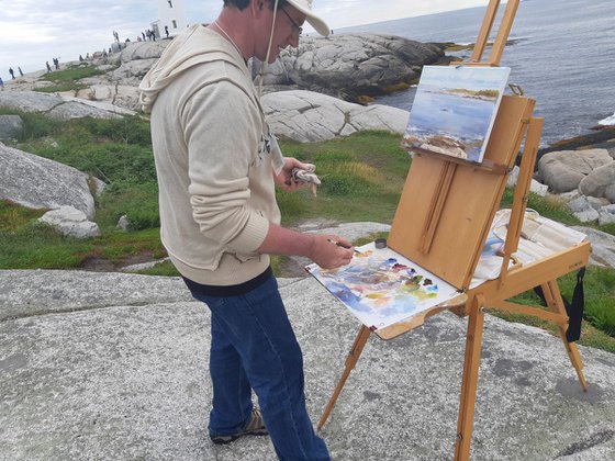 Plein air at the ocean 3