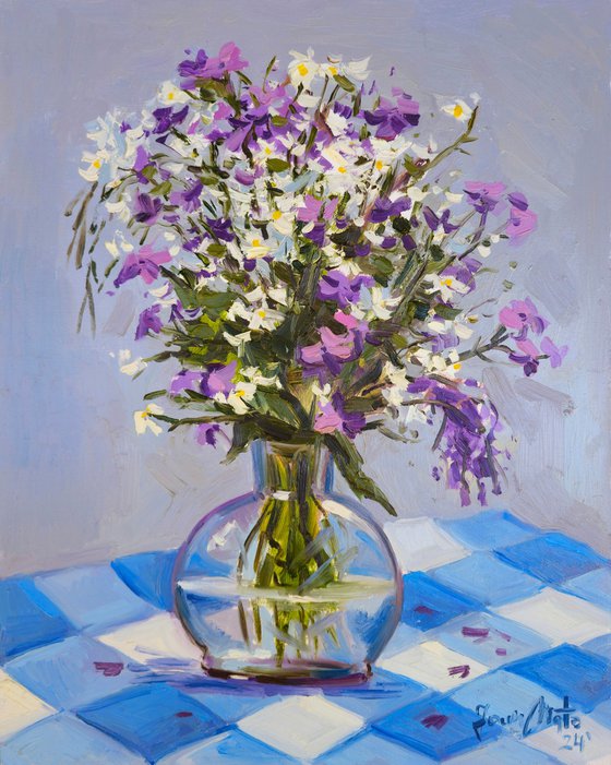 Blue Pelargoniums