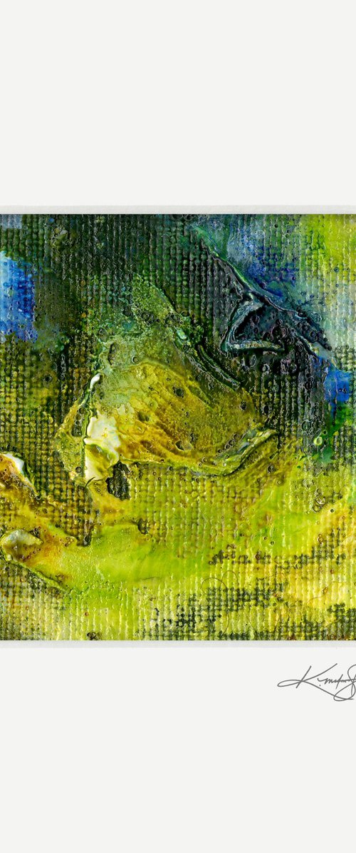 Ethereal Dream 47 - Highly Textural Mixed Media Painting by Kathy Morton Stanion by Kathy Morton Stanion