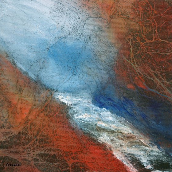 Devils Burn, abstract river gorge landscape