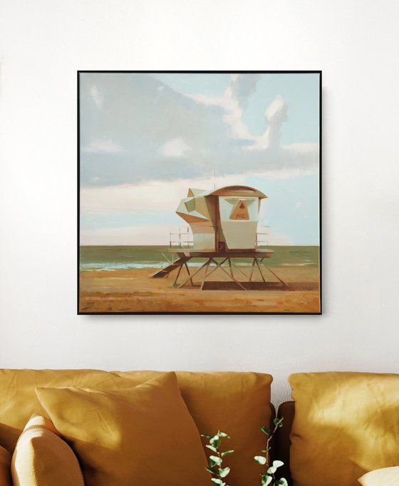 Early morning Lifeguard Tower