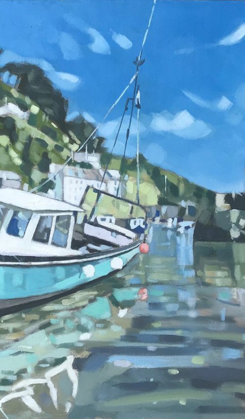 Reflections, Polperro by Emma Dashwood